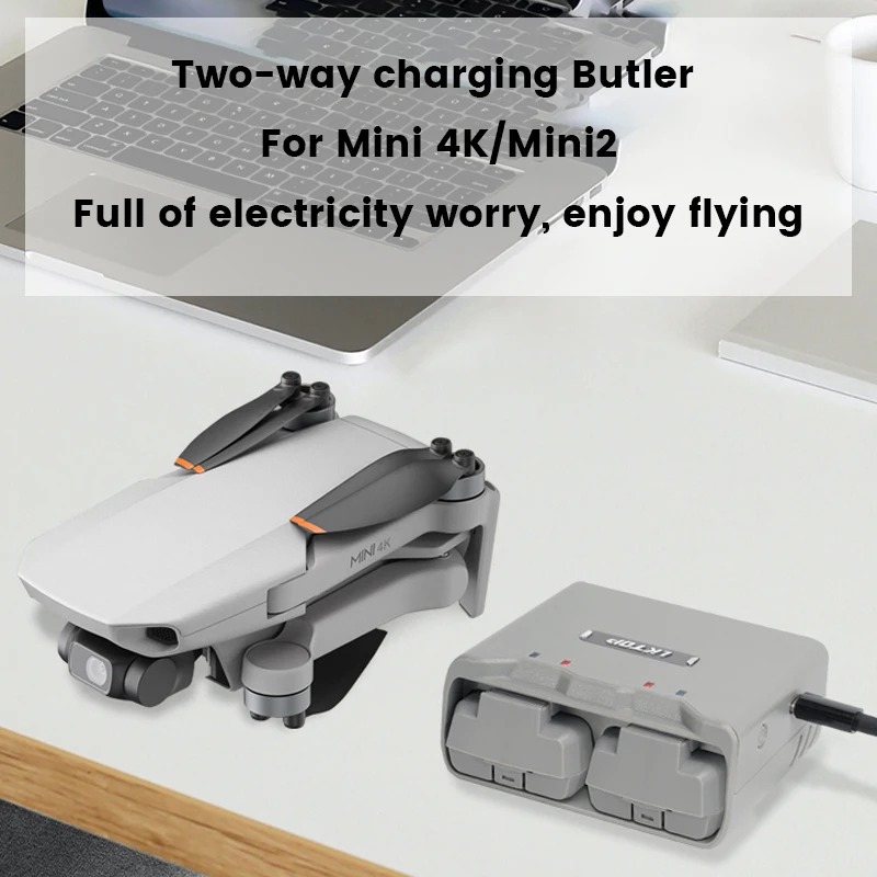 Drone Charging Hub - DJI Mini 4K/Mini 2 드론용 양방향