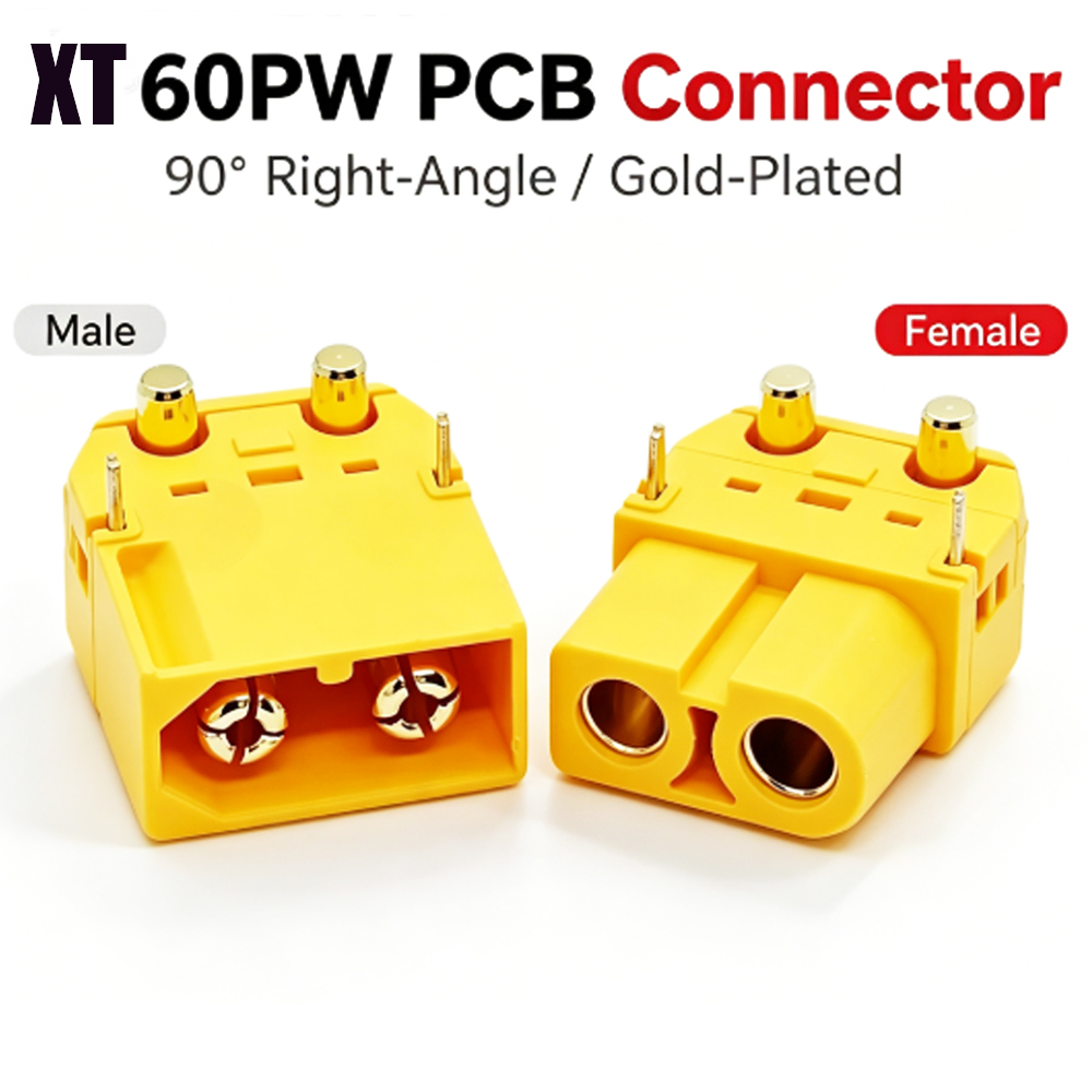 Drone Battery Adapter - 아마스 XT60PW PCB 장착 커넥터 90